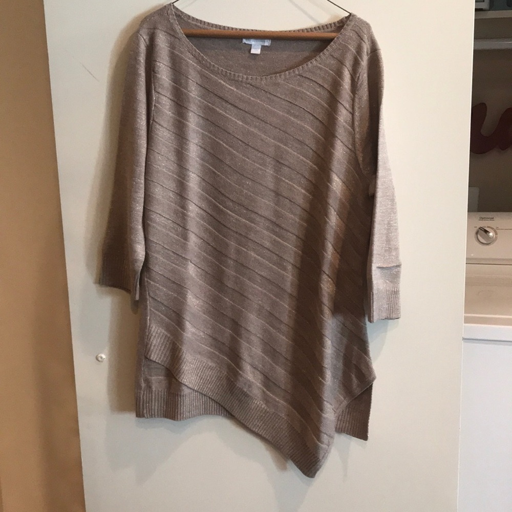 Tan with gold apparels long sleeve